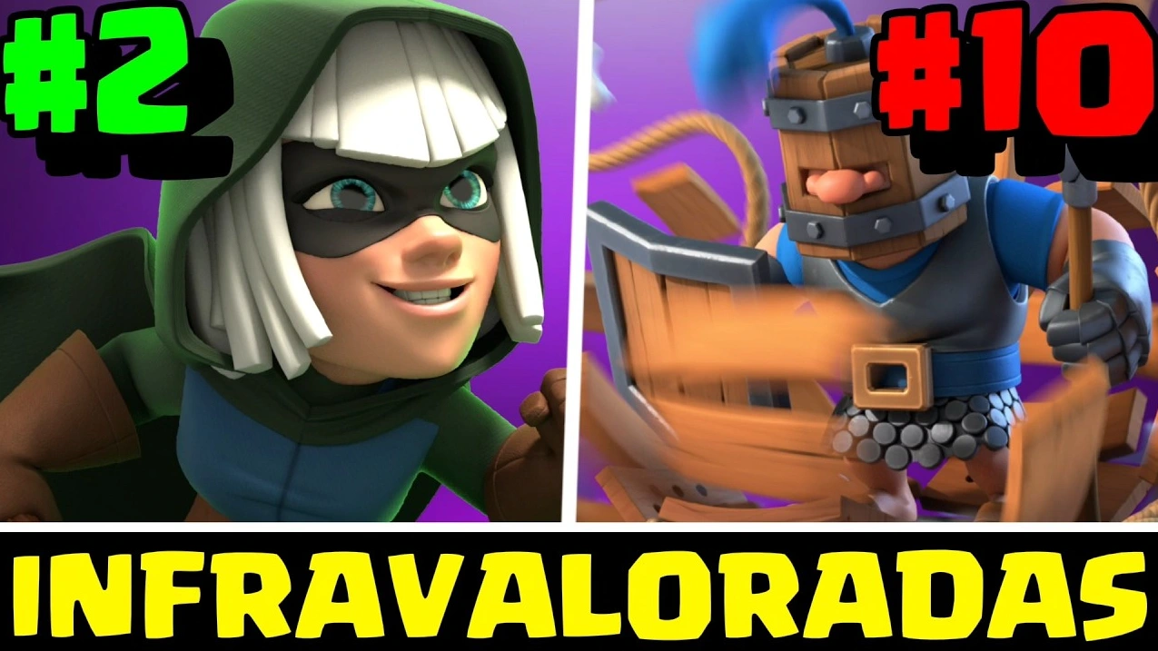 Cartas infravaloradas de Clash Royale 2025