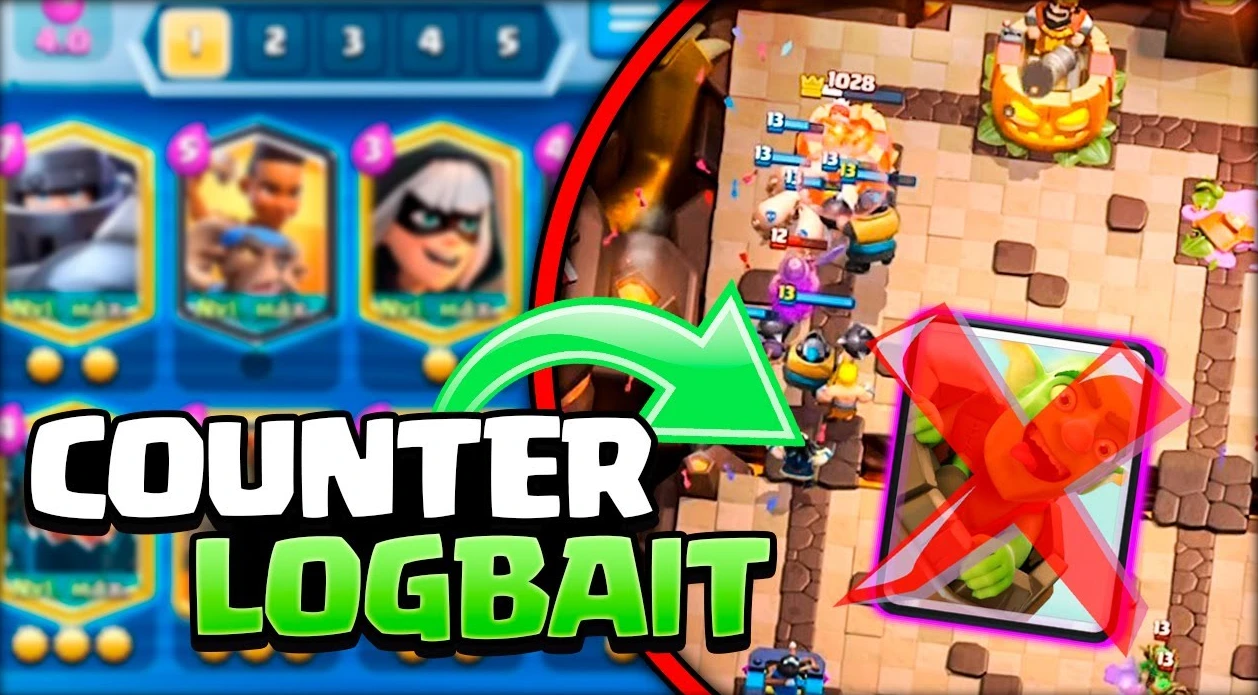 Counter logbait Clash Royale