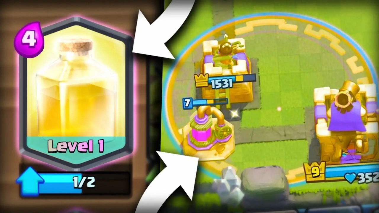 Hechizo de curación en Clash Royale