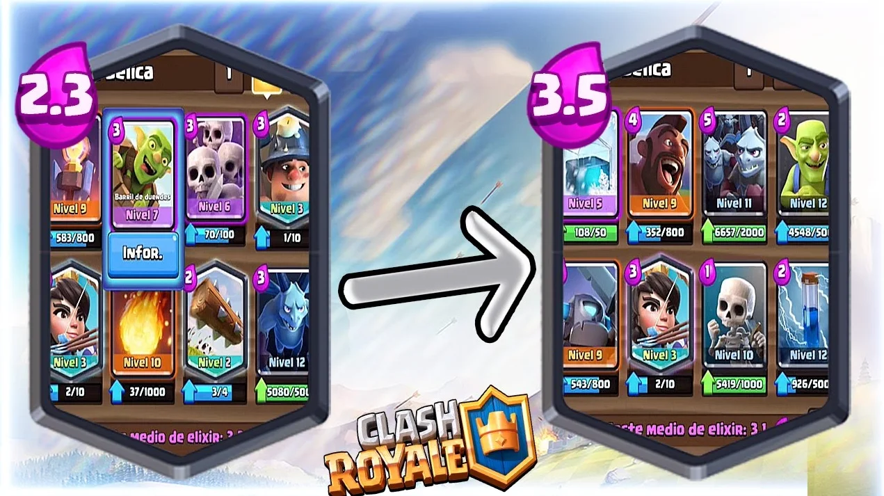 Mazos rápidos en Clash Royale